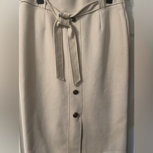 Marc New York Cream skirt with Clean Seams